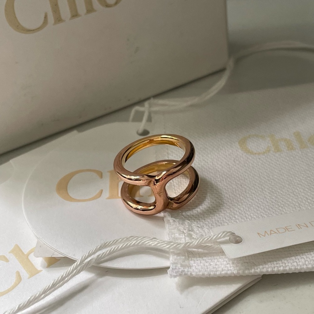 Authentic Chloé Rose Gold Marcie Ring